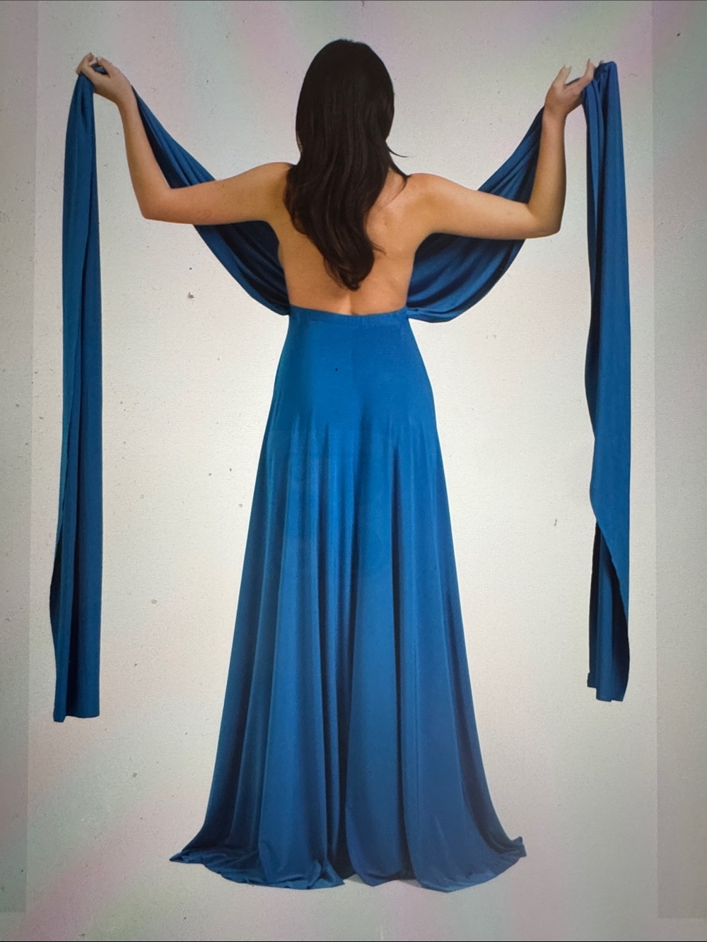 Infinity/ Convertible/ Multi-Way Maxi Dress  
Elastic Waistband Plus Size